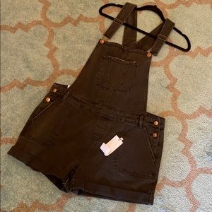 overall shorts NWT